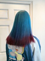 アロマ ヘアー ルーム 新宿3号店(AROMA hair room)&nbsp;ストレートロング/ダブルカラー/ポイントカラー/エンドカラー