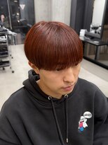 ボンド トウキョウ(BOND TOKYO)&nbsp;ボルドー韓国風ナチュラルマッシュ　赤髪/韓国ヘア/シースルー