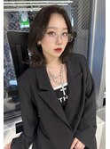 韓国大人っぽミディアムレイヤー