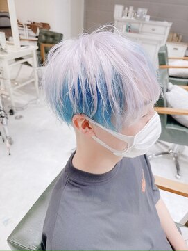 デイズ(days) メンズマッシュ×高明度ホワイトシルバーデザインカラー