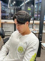 リッチブランドアンドコー(Rich Brand&Co)&nbsp;センターパート波巻きパーマスパイラルパーマツイストスパイラル