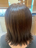 ヘアリゾート粋 トゥジュ 池袋東口店(tujuh)&nbsp;透明感/艶髪ブラウン/ミディアムレイヤー