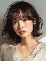 カミトトノウ&nbsp;【色っぽボブ】柔らかニュアンス×透け感前髪