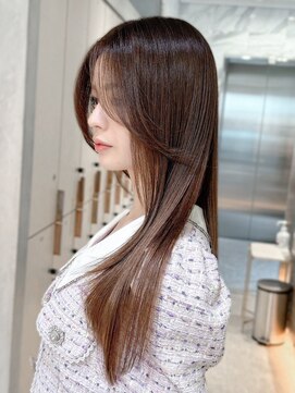 ロンドクレール 川崎(Lond clair) 大人ガーリー/ハイレイヤーカット/ミディアムレイヤー/川崎111