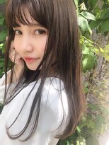 ヘアーズ ベリー 香椎店(hairs BERRY)&nbsp;BERRY/セミロング/ペールベージュ/オーガニックカラー
