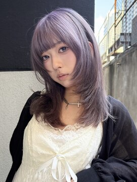 サンクス イース(SANKS . iisuu) バイオレット×ブラウン　ハイトーンデザイン