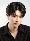 黒髪リクルートフェザーショートフェザーパーマ韓国マッシュ