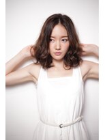 ヘアーメイクジェンテ(hair make gente)&nbsp;GENTE☆デザインシリーズ☆ミディアムウェービーボブ