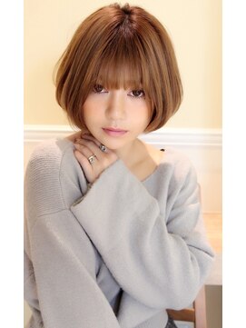 レウナ 外苑前(Reuna) メルトカラー・ひし形小顔ボブで大人可愛いく