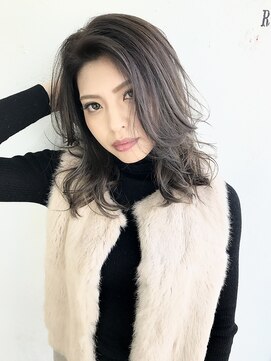 ルモア(RUMOR) Rumor×「3Dハイライトカラー」ラベンダーアッシュベージュ