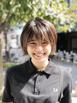 エラマ ヘアメゾン(elama hair maison) 【elama】外ハネショートボブ