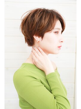 オーシャン(Ocean) [OCEAN Hair&Life]センターパート☆ハンサムショート☆