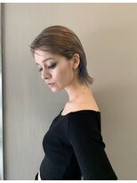 ロニカ 銀座(LOuNICA)&nbsp;かきあげショート　インナーカラー