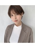 耳掛けショートボブ