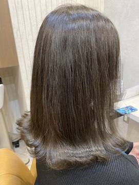ヘアーサロン キー(Key) バレイヤージュオリーブ