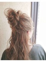 ムー(muu)&nbsp;お団子ハーフアップ♪