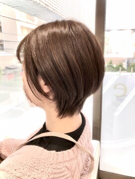 ヘアアンドネイルイミュン(Hair&Nail immune) 大人小顔ショートボブ　藤沢 ３０代40代50代 　カラーで髪質改善
