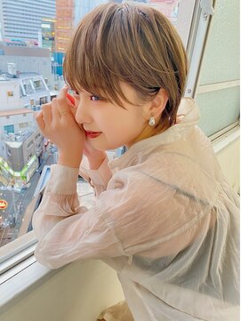 イオエ(ioe) イメチェン/外ハネボブ/ワイドバング/ブルーブラック/美髪