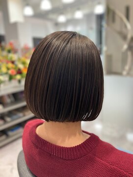 イメージア ボーノ相模大野店(IMAGE-A) パツっとボブ＠30代40代50代60代