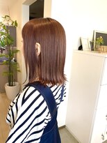 スウィートラヴィール(Sweet Ravir) 外ハネ☆ピンクベージュ