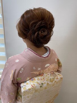 美容室こころ 着付けヘア