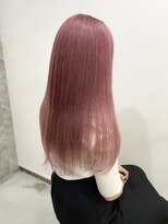 カフネ(cafne) ダブルカラー  コーラルピンク