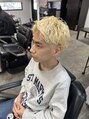 ボルド(MEN'S HAIR SALON BORDO)&nbsp;イメチェンにはもってこい！のブロンドカラーになります!!