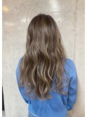 ロングスタイル ハイライトベージュ