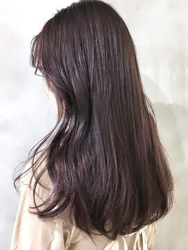 ヲタク(wotaku.) ラベンダーグレージュピンクブラウン暖色カラーインナーカラー