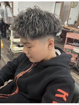 ココテラス(coco terrace) ツイスト/メンズカット/ホワイトメッシュ