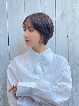 ロウ ジャム 川崎(ROW JAM) オリーブベージュ/韓国/マッシュショート