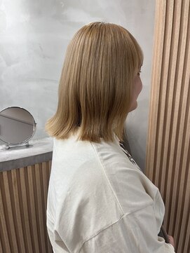 ロンドプロフィール 浦和(Lond profil) 中川　前髪カット顔まわり似合わせ外ハネくびれレイヤーミディ