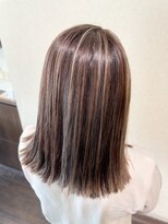 スーパーカット 元町店(SUPER CUT)&nbsp;ハイライト　透け感ＵＰ　髪質改善　グレージュカラー