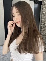 柔らかさの出るブラウンベージュ◎