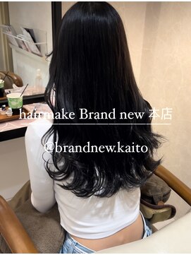 ヘアーメイク ブランニュー 東生駒店(hair make Brand new) コリアンブラック