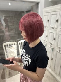 クレビア(CreBiA) チェリーピンク/ボブ