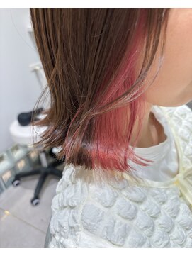 ヤーン(YARN) イヤリングカラーピンク