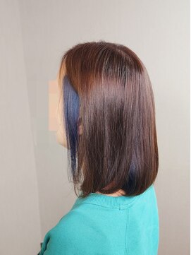 シャルシェ(Chercher) インナーCOLOR★Dr.グレージュ~ブルーサファイア添えて~