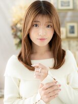 カバーヘア ブリス 志木南口駅前店(COVER HAIR bliss)&nbsp;艶感ストレートうぶバングモテ髪小顔レイヤーa志木20代30代40代