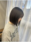 切りっぱなしボブ
