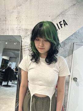 カリファ 田町(KHALIFA) ★メルティーカラー フェミニンロング 似合わせカット レイヤー