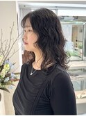 レイヤーパーマミディアムパーマゆるふわパーマウェーブパーマ