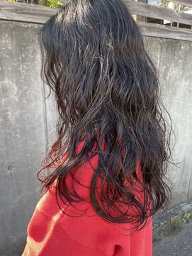 テントヘアー(tent hair) ニュアンスパーマ＋ロングレイヤーstyle*
