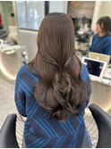 イメチェン外ハネボブ美髪ワイドバングレイヤー韓国ブリーチなし