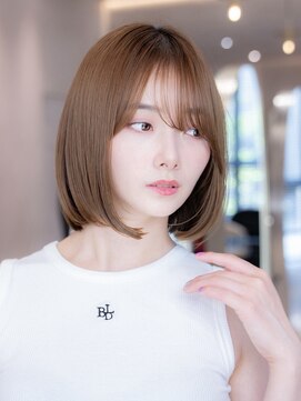 ドットハリス(.Hallis) レイヤーボブ/レイヤーカット/くびれレイヤー/韓国風ヘア