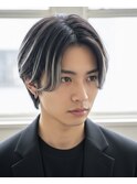 バレイヤージュシルバーカラーグレーカラー