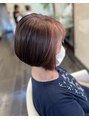 サマネアサマン 龍ヶ崎店(Samanea Saman)&nbsp;白髪ぼかしショートスタイル