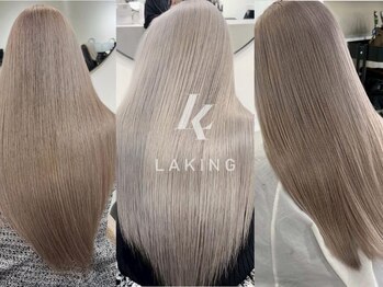 ラキングキョウト(LA KING KYOTO)の写真/ハイトーンで艶髪は無理…と諦めていませんか？“ハイトーンでも綺麗に伸ばしたい”理想を叶えます★