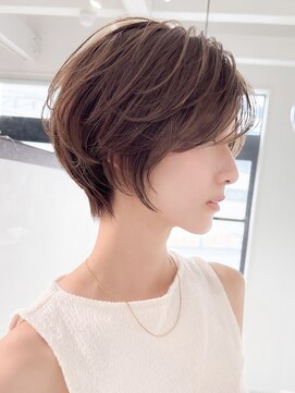 ロンドエニカ 大宮(Lond enika) グランマッシュ/細めハイライト/ショート/白髪ぼかし/前髪☆66