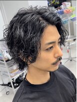 フィフス トウキョウ (fifth TOKYO)&nbsp;渋谷波巻きスパイラルシャドウパーママッシュウルフメンズカット